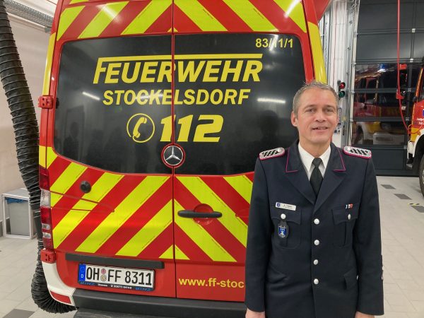 Bernd Visser ist der alte und neue Kassenwart der FF Stockelsdorf